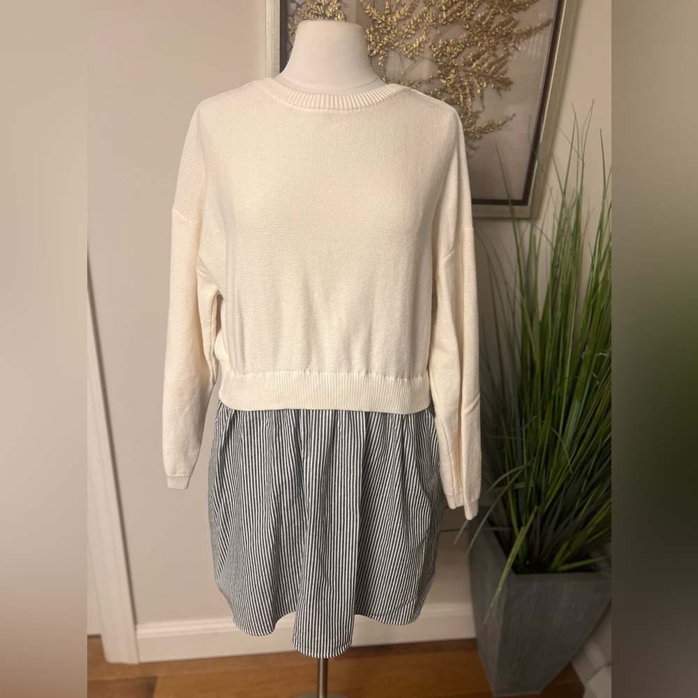 Cream Sweater Dress
